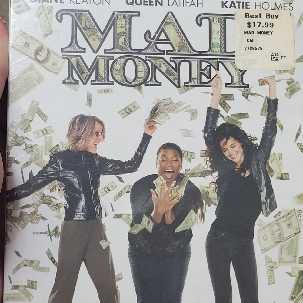Mad Money Brand New Sealed DVD Slipcase 2008 Comedy Overture Films Diane Keaton